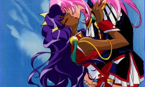 airbenderedacted:  tobecomeaprince:  i didnt realize this was probably a censored kiss until someone pointed it outand then for some reason i kept??? thinking of that one utena ending partwhere they totally kissed and they had to crop it out even though