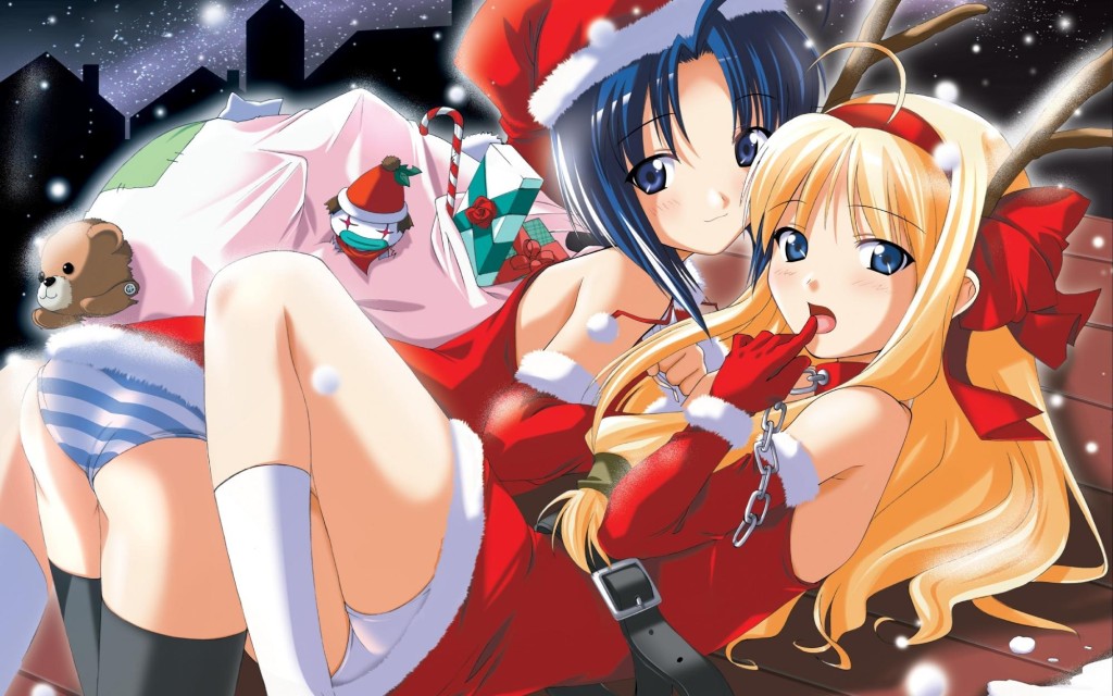 Sexy Christmas Lesbians
