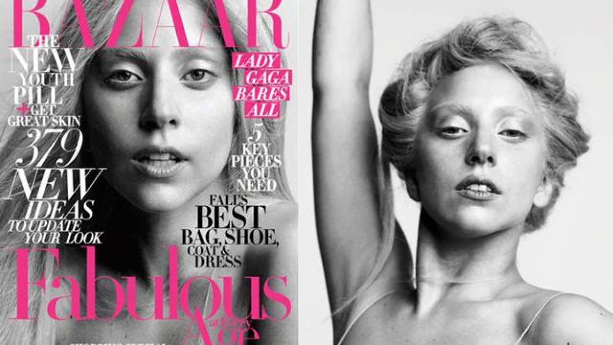 Lady Gaga Mega Boobs - Lady Gaga Goes Au Natural, Heather Morris Does \