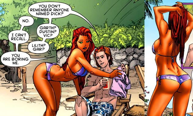 632px x 380px - Super T&A: The Problem with Starfire, DC Comics's Controversial  Superheroine | Autostraddle