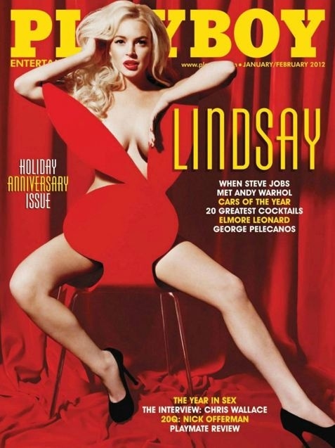 Lindsay Lohan Playboy - NSFW Saturday: It's Lindsay Lohan in Playboy, Naked ...