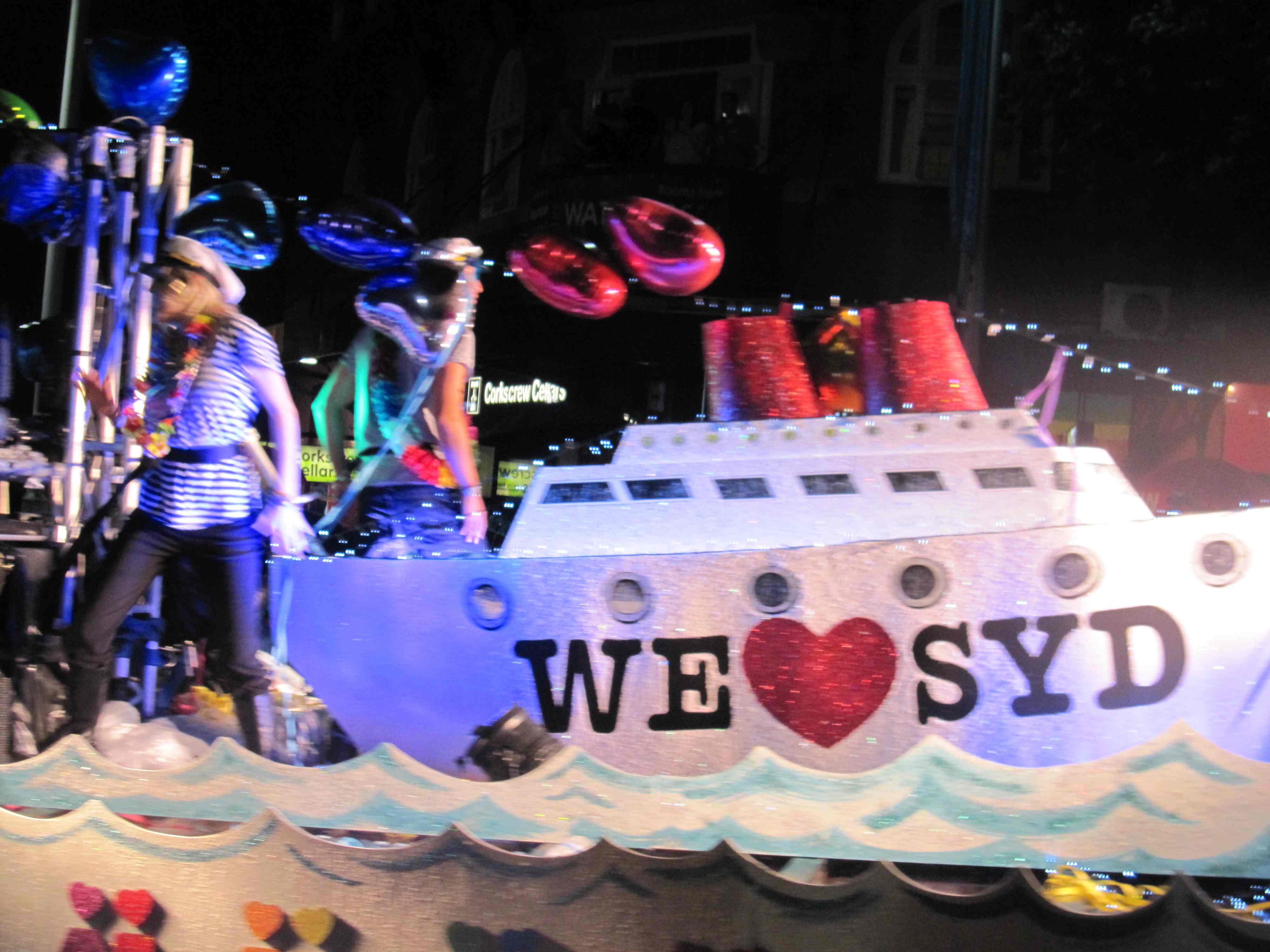 sydney mardi gras float numbers