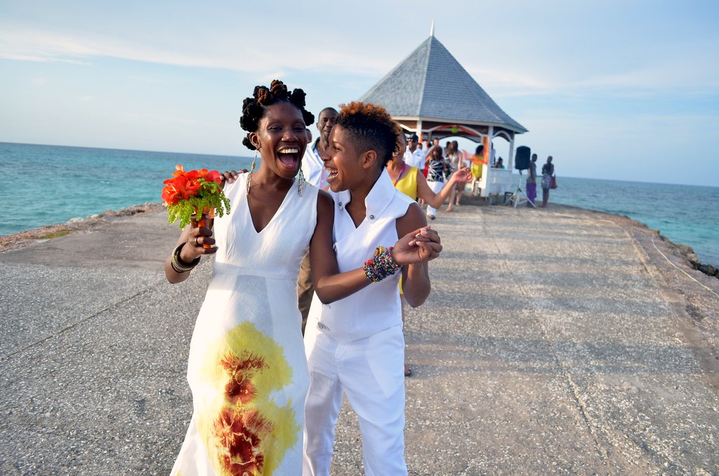 Jamaica S First Lesbian Wedding Ever In History Is Adorable Deeply Moving Autostraddle