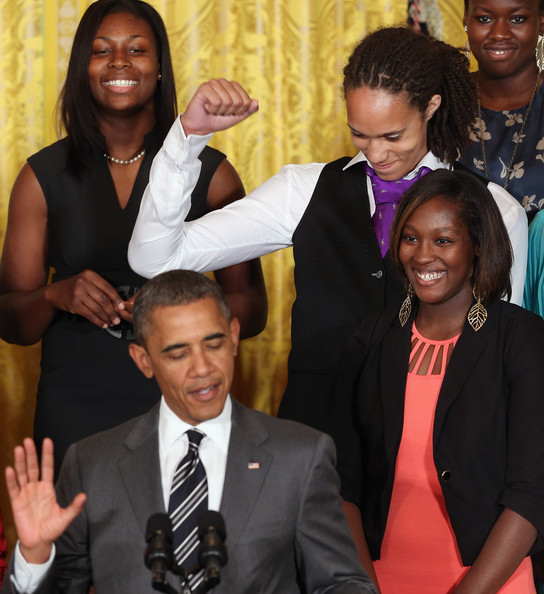 Griner at the White House