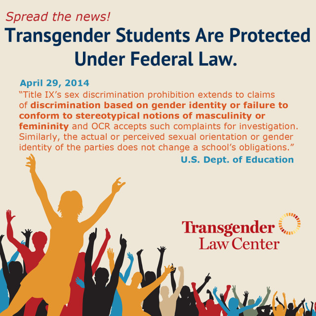 Yup It's True, Trans And Queer Students Get Title IX Protections Too ...