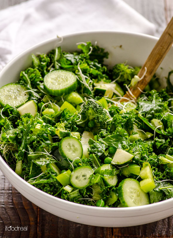 Салаты из зелени и овощей рецепты с фото