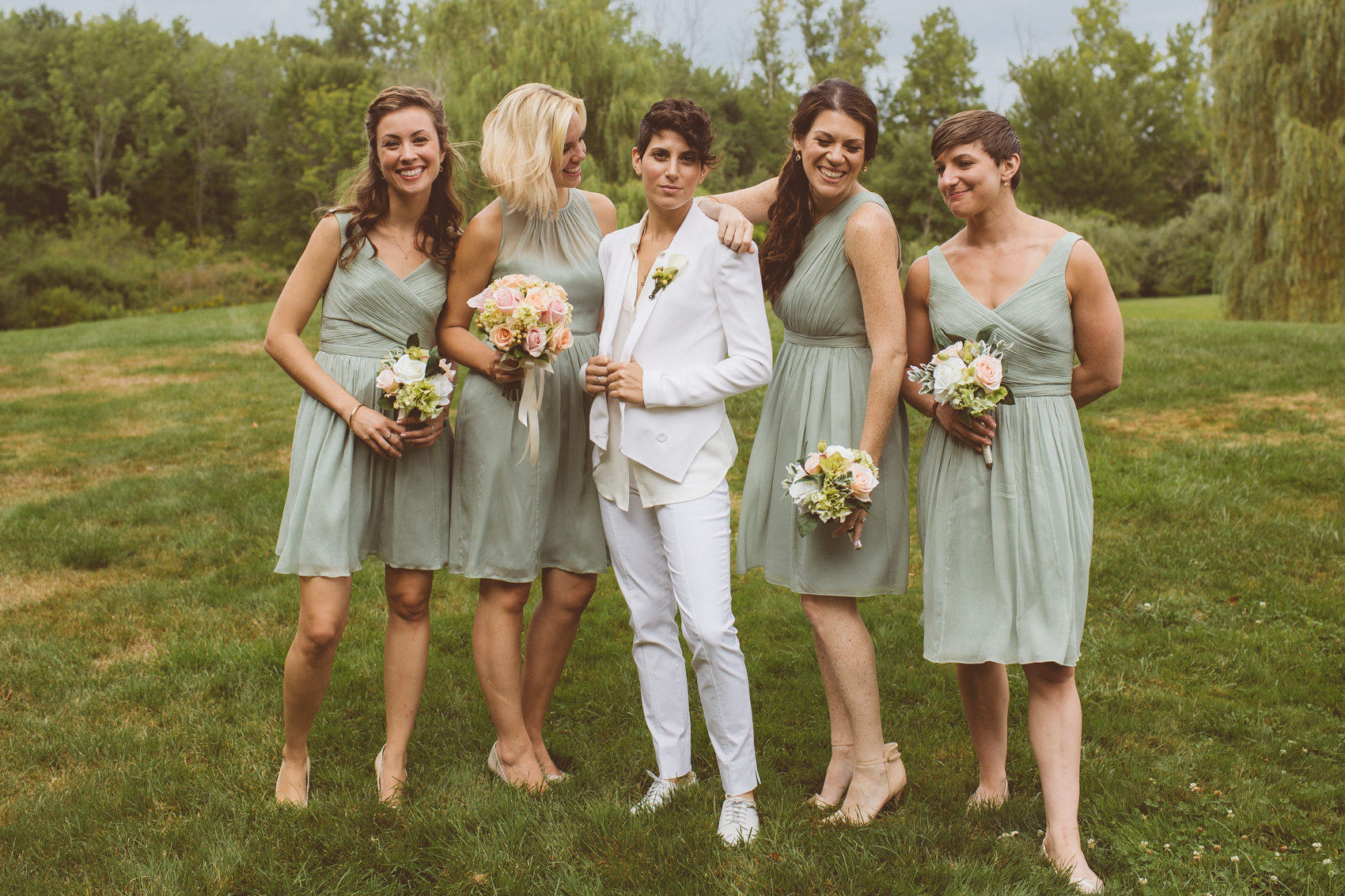 Tomboy store bridesmaid outfit