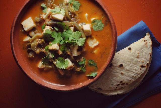 Nopales con Chile y Queso