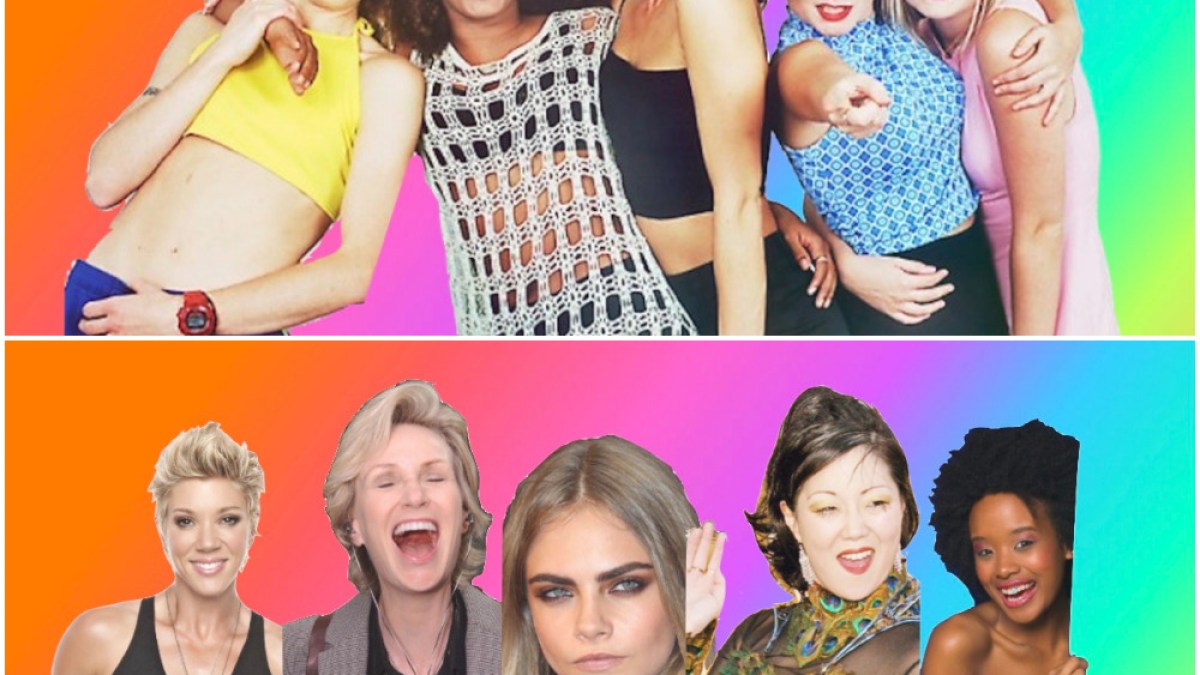 If Lesbian/Bi Celebrities Were 90s Boy/Girl Bands | Autostraddle