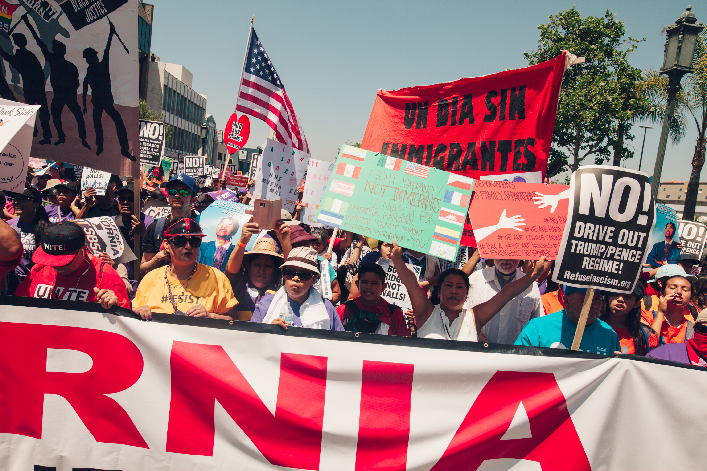 Photoessay May Day March in Los Angeles Autostraddle