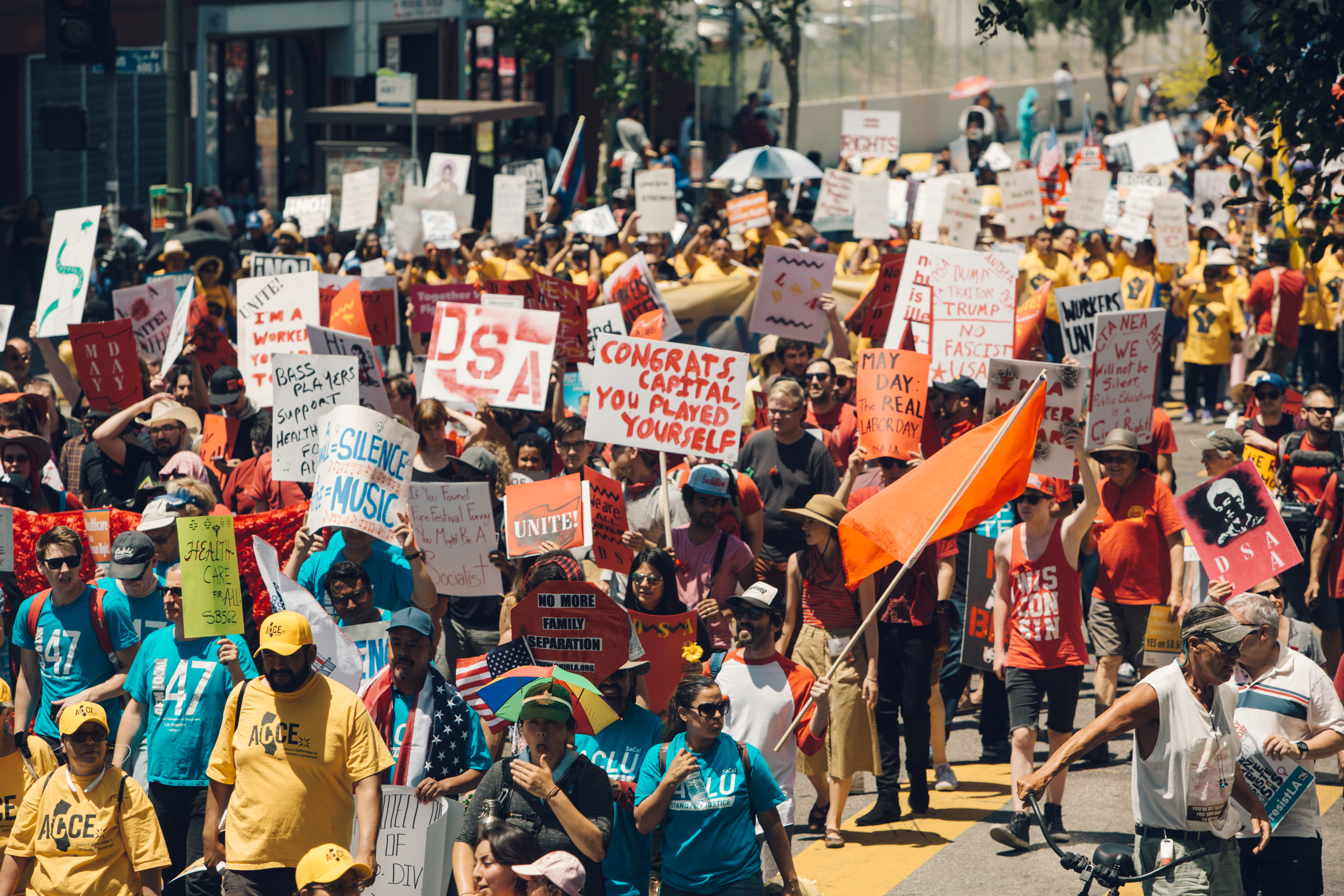 Photoessay May Day March in Los Angeles Autostraddle