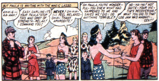 Wonder Woman Spanked