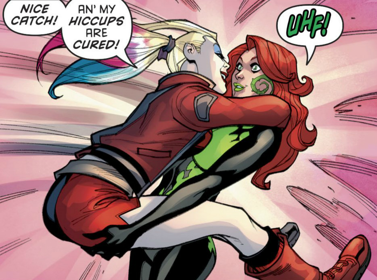 Avatar Lesbian Porn Harley Quinn - Drawn to Comics: Harley Quinn and Poison Ivy Finally Have ...