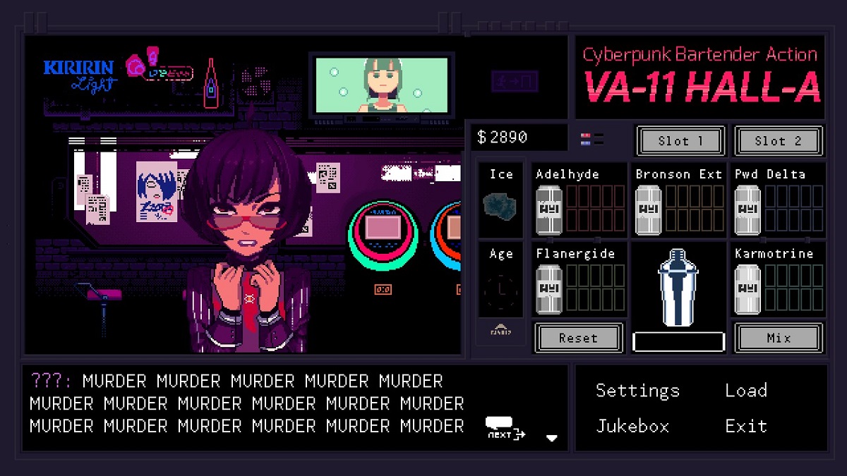 VA-11 Hall-A” Is A Good Gay Video Game For a Winter Murder Break |  Autostraddle