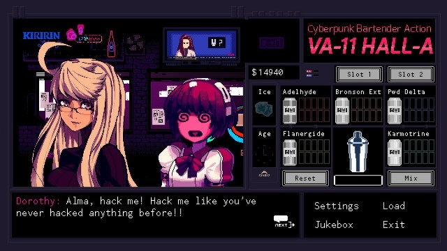 Va 11 Hall A Is A Good Gay Video Game For A Winter Murder Break Autostraddle