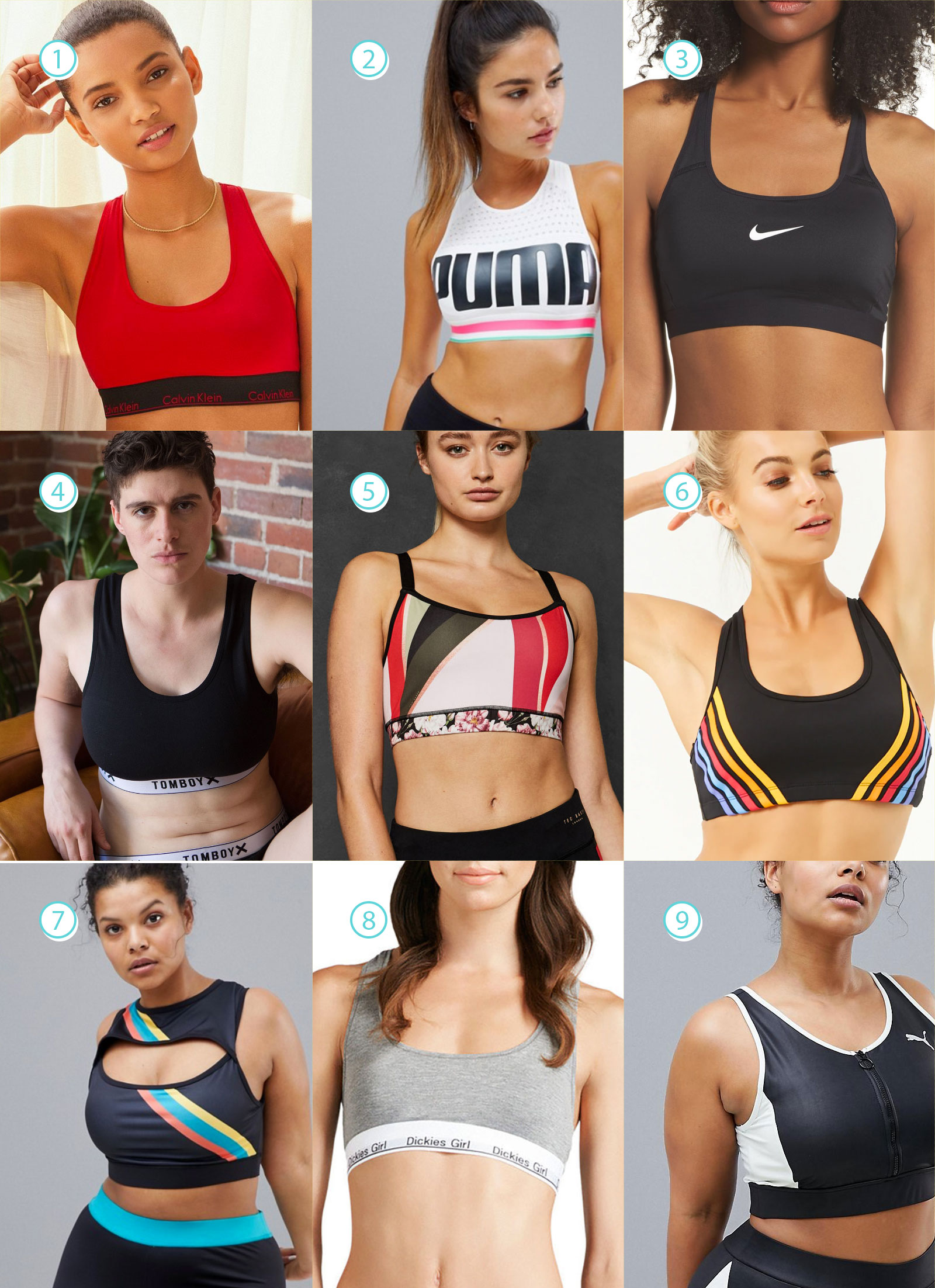 fitness bra tops