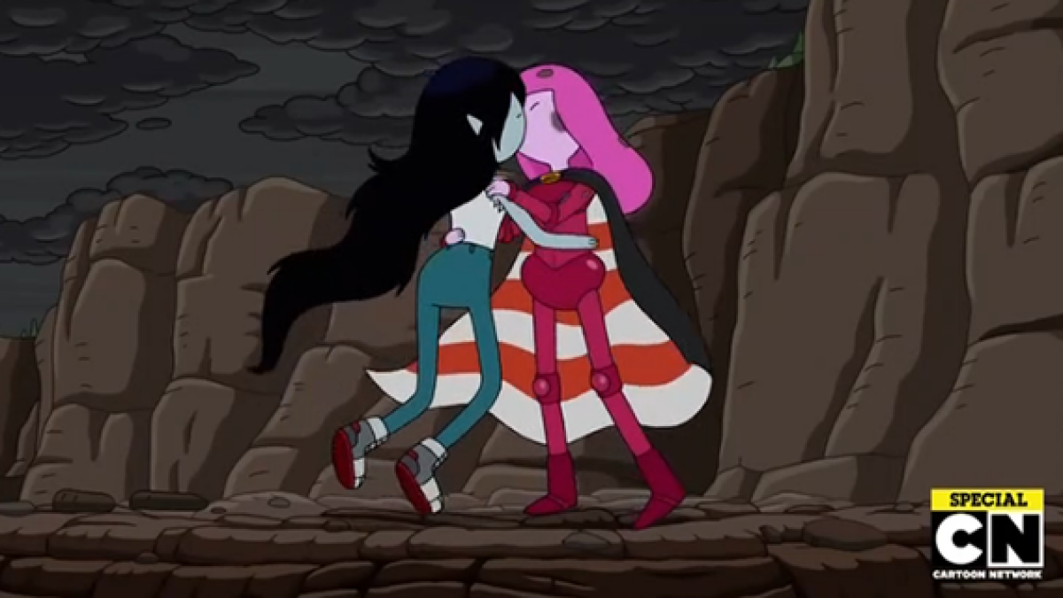 Korra Adventure Time Porn Lesbian - Princess Bubblegum and Marceline Smooch On-Screen, Live Happily Ever After  in the \