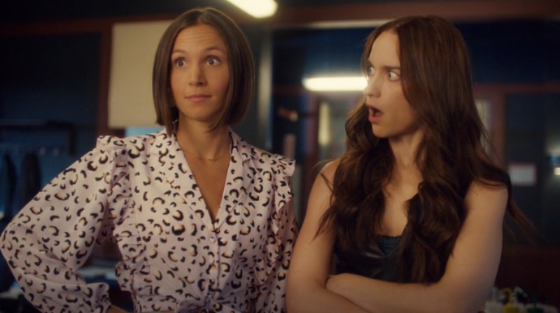 Waverly and Wynonna look shocked at what Waverly just said.