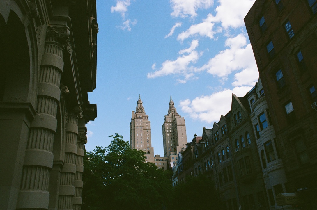 a film photo of the upper west side