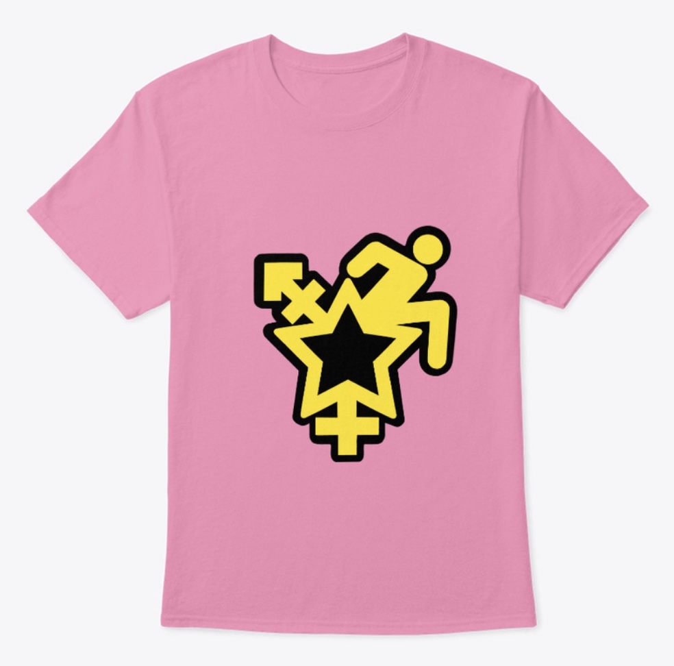 Anarchy Apparel Sports Bra, Cushy, pink-yellow, XS, XS