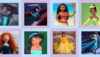 Disney Princess 16-Piece Dinnerware Set #2 - Tiana, Rapunzel