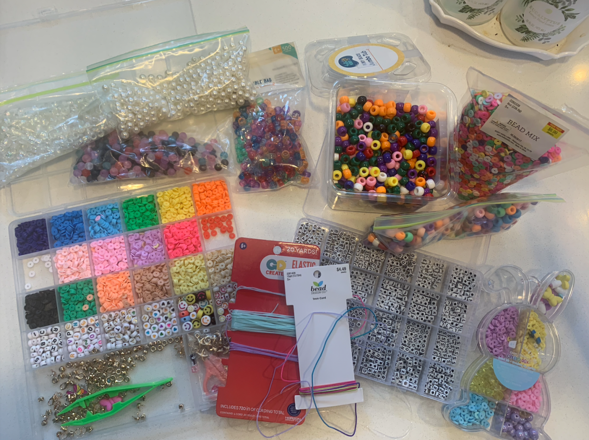 My Friendship Bracelet Maker Kit with Beads and Storage Tray on