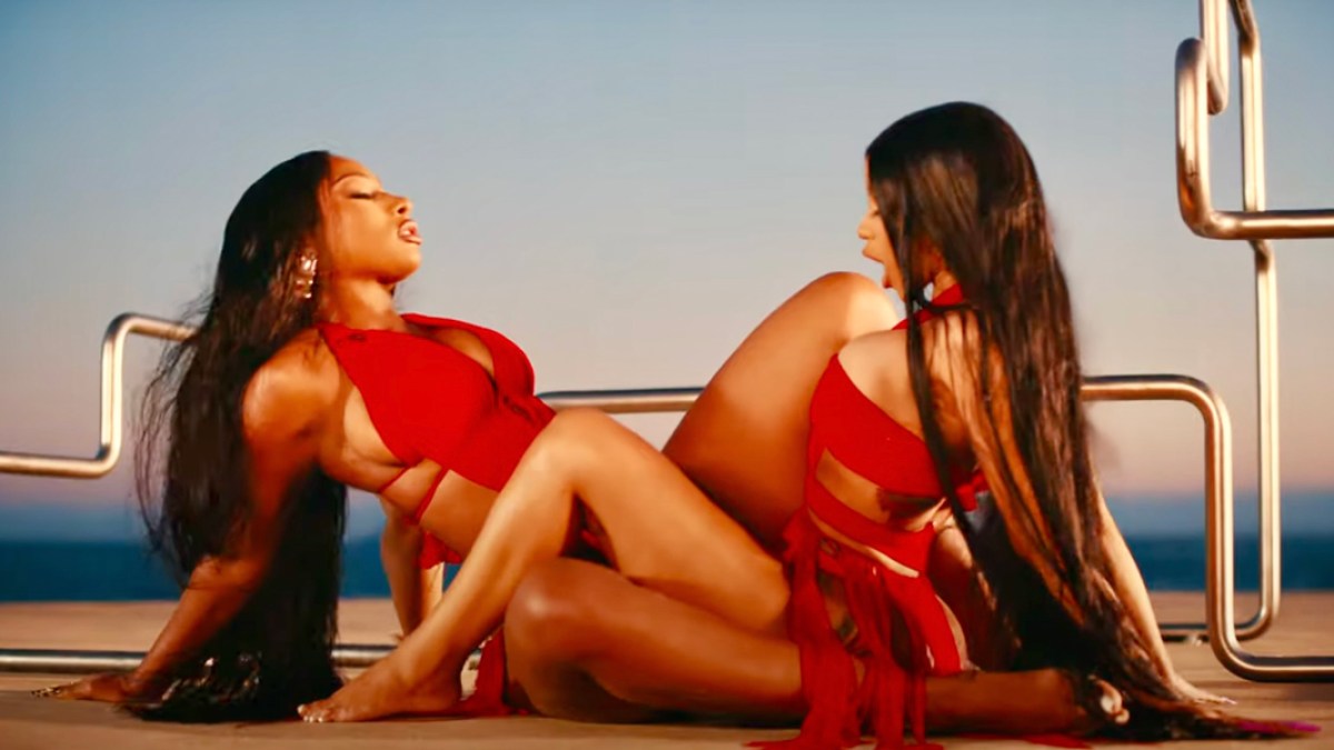 Xxx Red Gey Wap - Cardi B and Megan Thee Stallion Are Scissoring in \