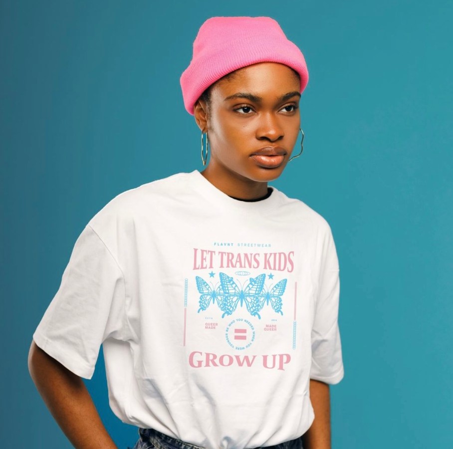 "Let Trans Kids Grow Up" t-shirt