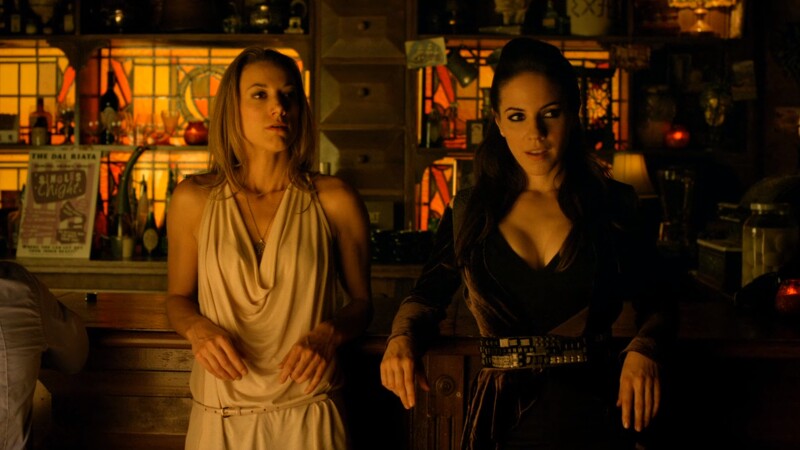 Best Lesbian Sci-Fi TV: Zoie Palmer and Anna Silk as Lauren and Bo