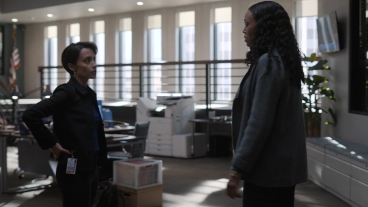 Criminal Minds: Tara and Rebecca argue in the BAU office