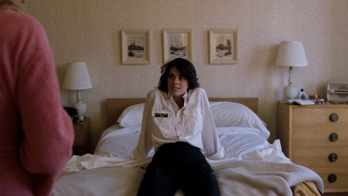 Best lesbian movies #6: Patricia Charbonneau leans back on a bed. 