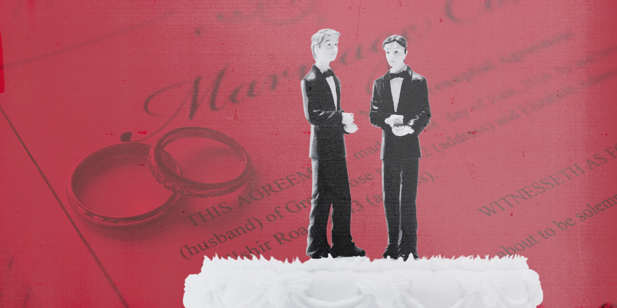 gay cake toppers