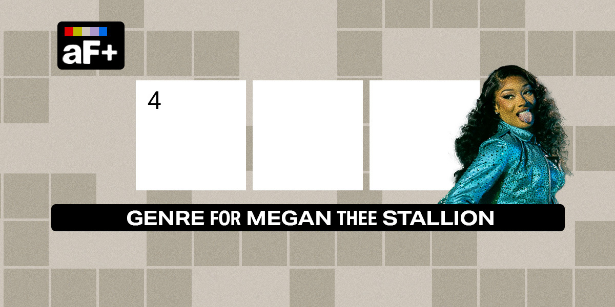 4 across / 3 letters / Genre for Megan Thee Stallion