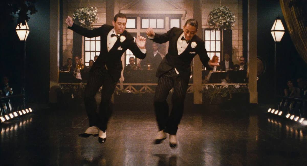 Maurice and Gregory Hines dance in tuxedos in The Cotton Club