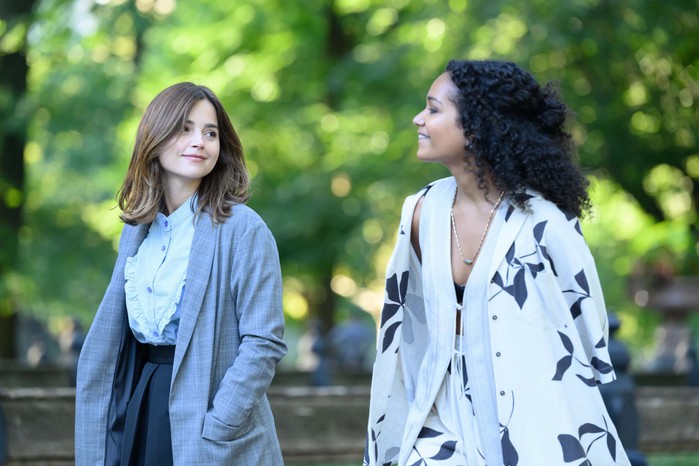 l-r: Jenna Coleman as Liv Taylor and Morgana Van Peebles as Ash