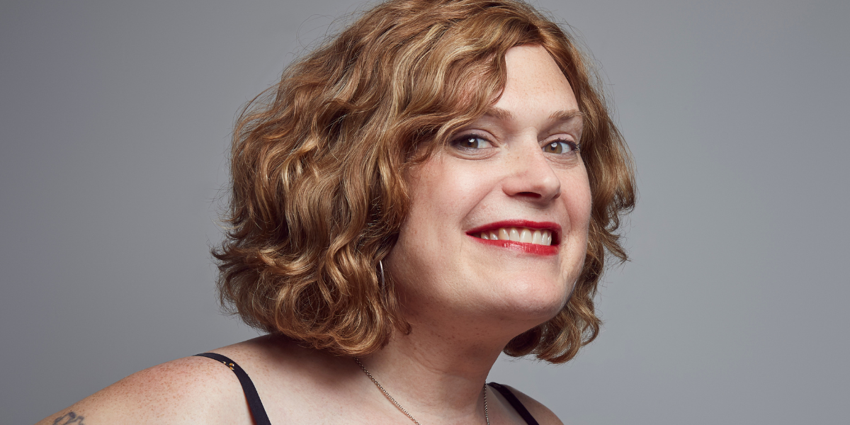 Lilly Wachowski interview: a close up on Lilly's face smiling.