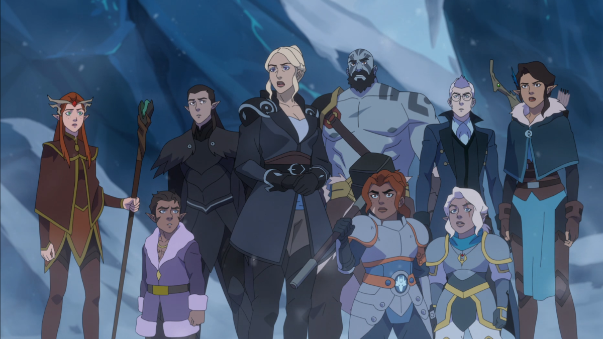 legend of vox machina: vox machina with allura and kima