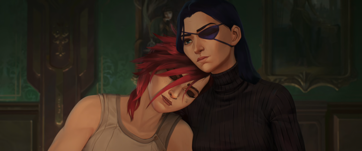 Arcane finale: Vi rests her head on Caitlyn's shoulder