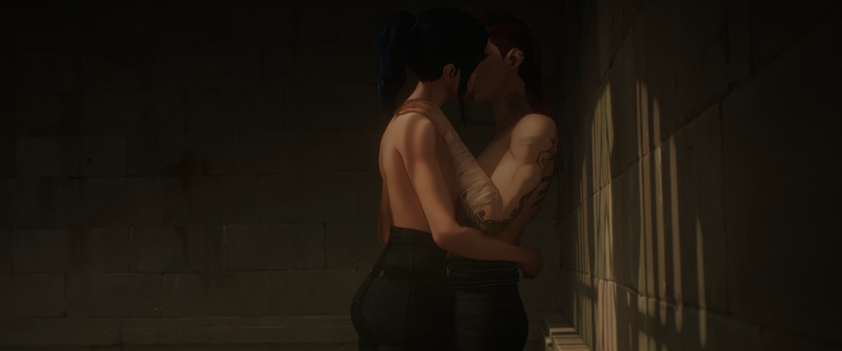 Arcane: Vi and Caitlyn make out, topless, in the CaitVi sex scene