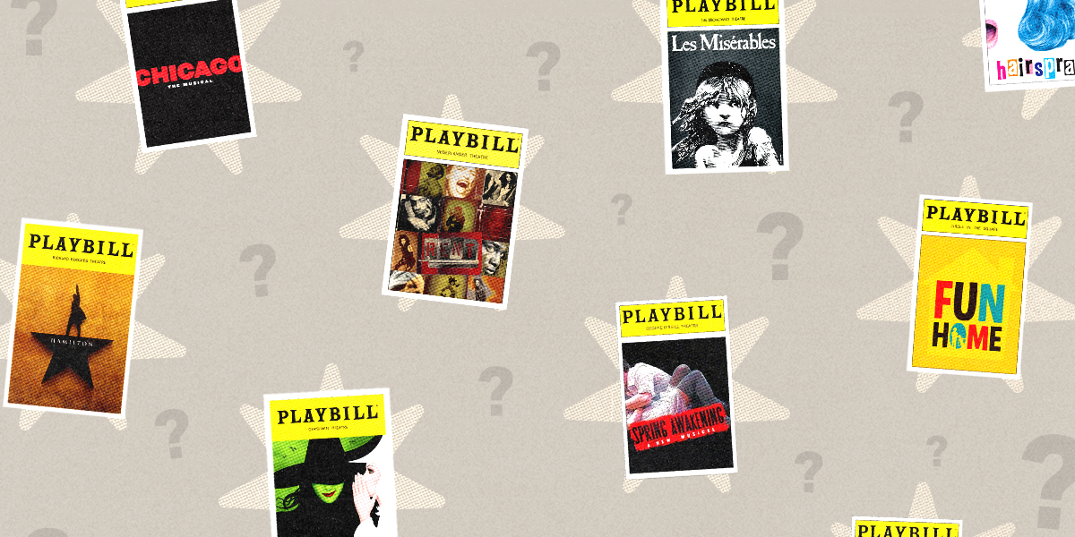 broadway musicals collage