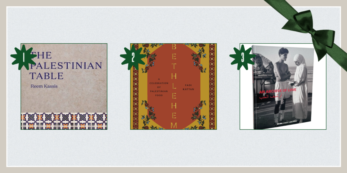 1. The Palestinian Table by Reem Kassis ($37)2. Bethlehem by Fadi Kattan ($37)
3. An Archive of Love ($52)