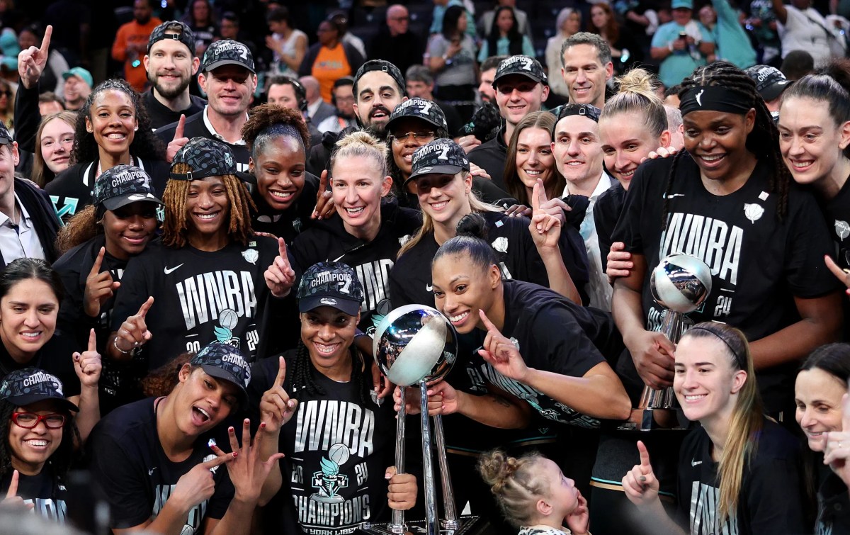 new york liberty celebrate championship