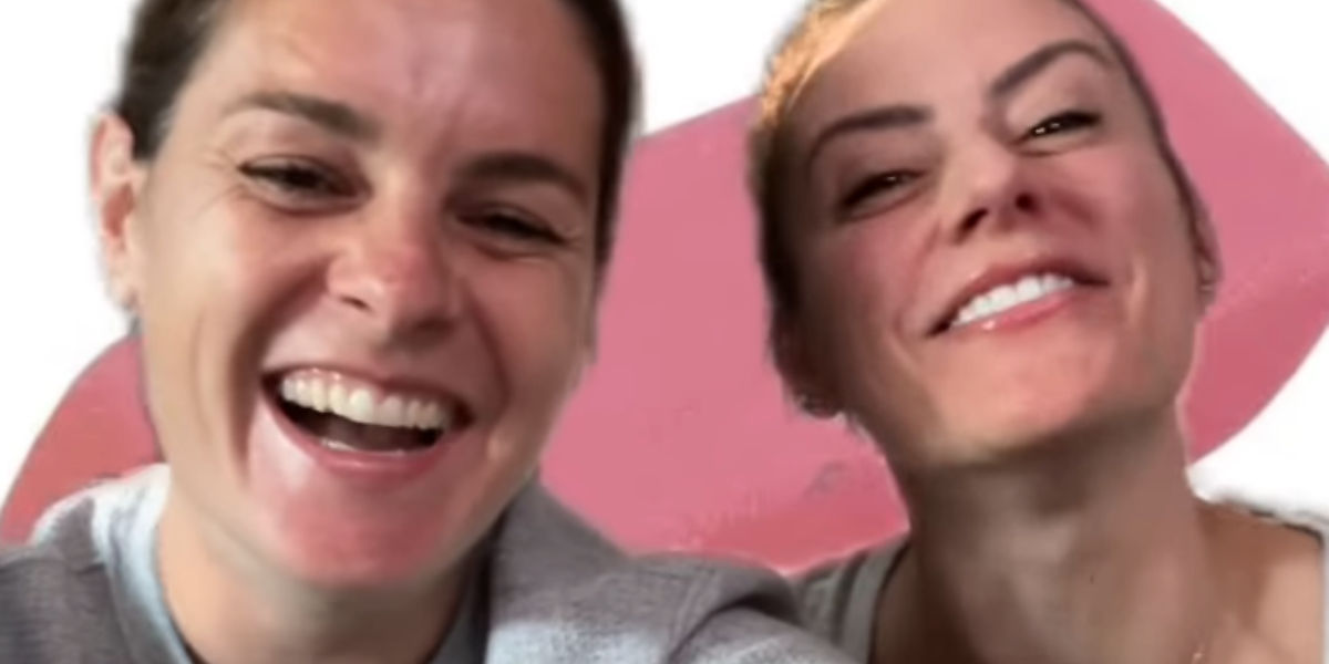 Jen Beattie and Ali Krieger