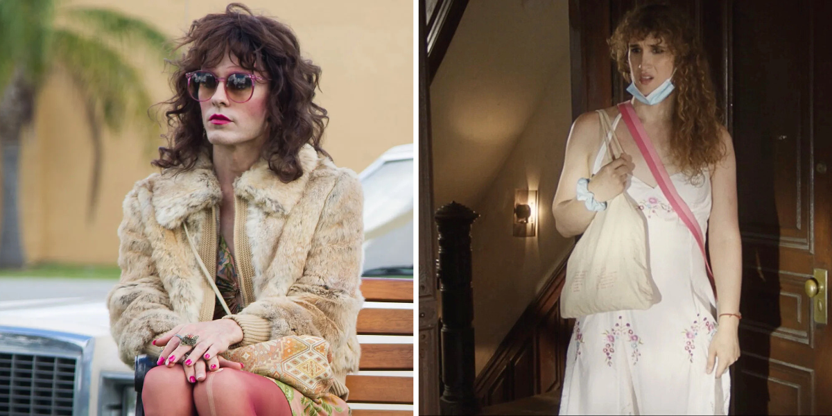 Side by side images of Dallas Buyers Club and Stress Positions