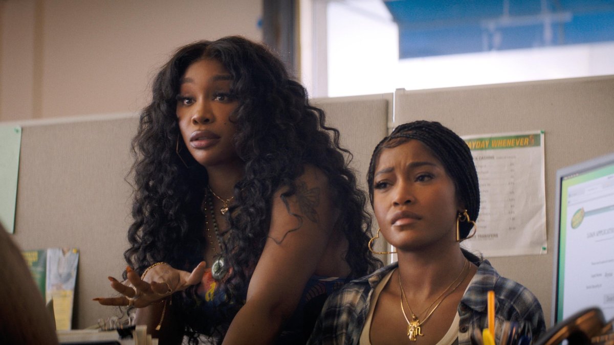 SZA and Keke Palmer trying to get a loan in One of Them Days